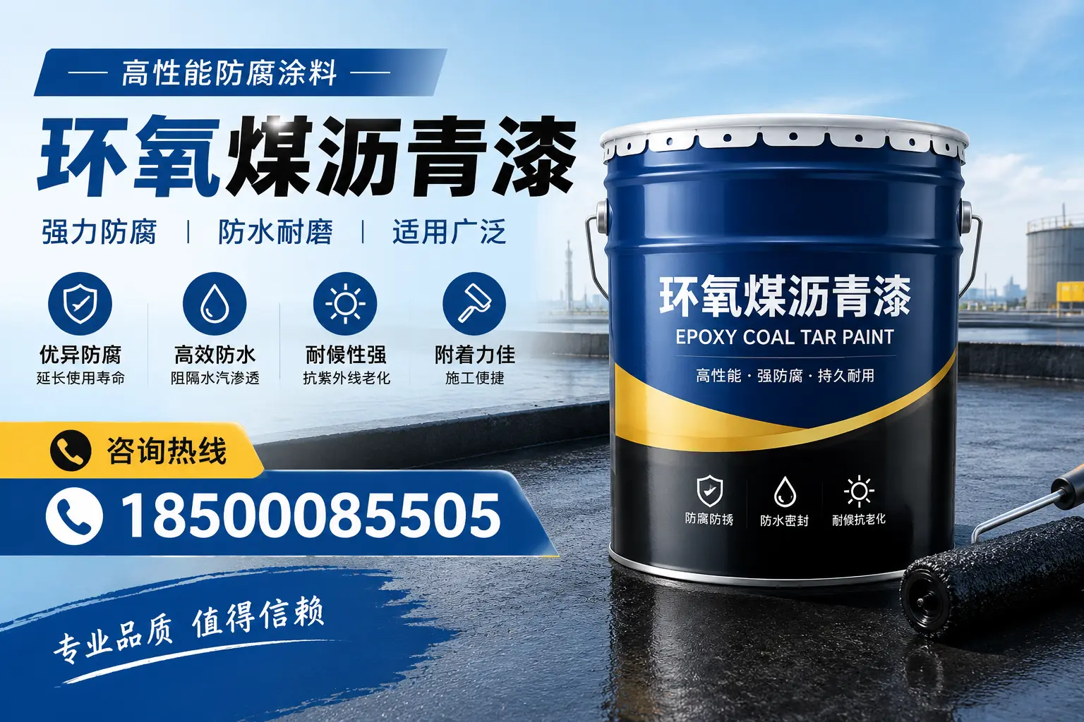 环氧煤沥青漆的主要成分与功能，包河用户深度了解